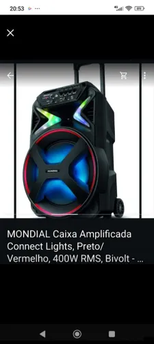 Mundial caixa 400 w