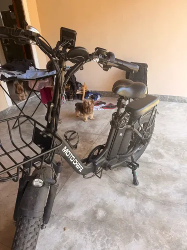 Bicicleta elétrica dobrável 