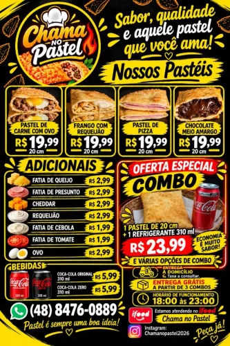 Vem saborear nossos pastéis deliciosos ?