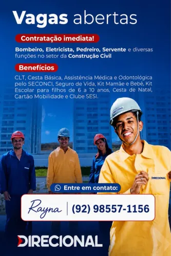 CONTRATAÇÃO IMEDIATA -CONTATO *