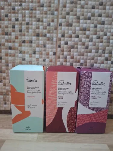 Promoção caixas de sabonete Natura
