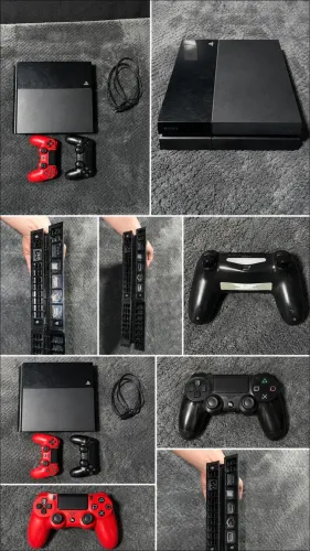 *PlayStation 4 FAT 500GB + 2 Controles - Funcionando Perfeitamente