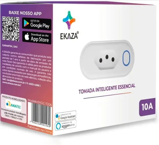 Tomada inteligente EKAZA - 10A