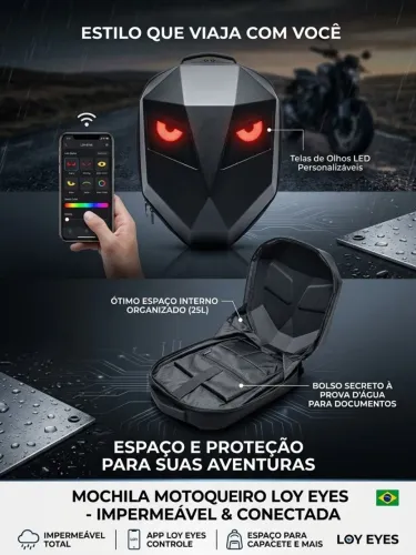Mochila impermeável Loy Eyes