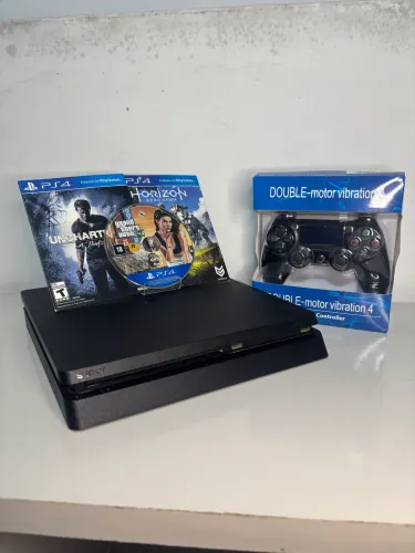 Ps4 Slim + 3 jogos