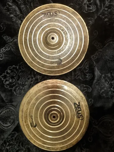 Prato Hi Hat Zeus Spiral Series 14Pol. Bronze B20