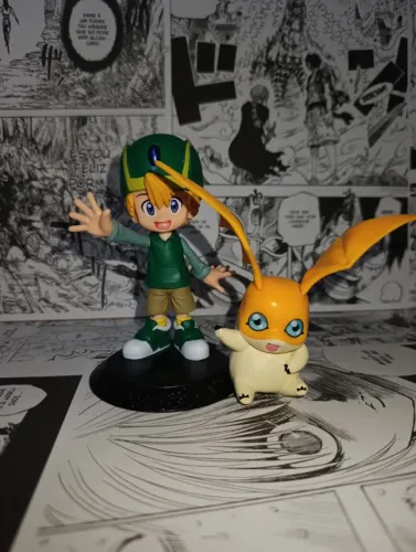 OPORTUNIDADE | Action Figures Takeru (TK) e Patamon (Digimon)