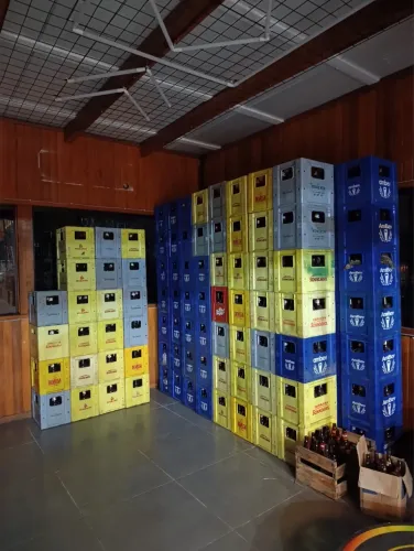 Caixas de litrão Ambev 