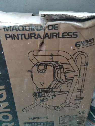 Máquina, de Pintura, Arlles, usada, vendo ou troco em bicicleta de marcha, ZAP 4798805-960