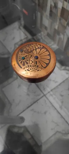 Porta joias chileno em cobre