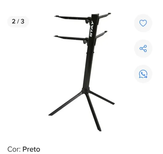 Suporte teclado stay slim