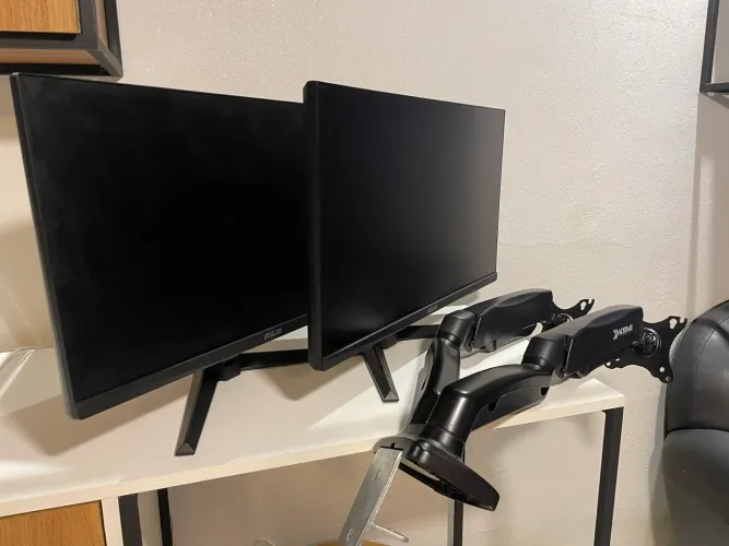 Vendo 2 Monitores Gamer Asus 25 e 24 polegadas + Suporte Articulado duplo pra monitor