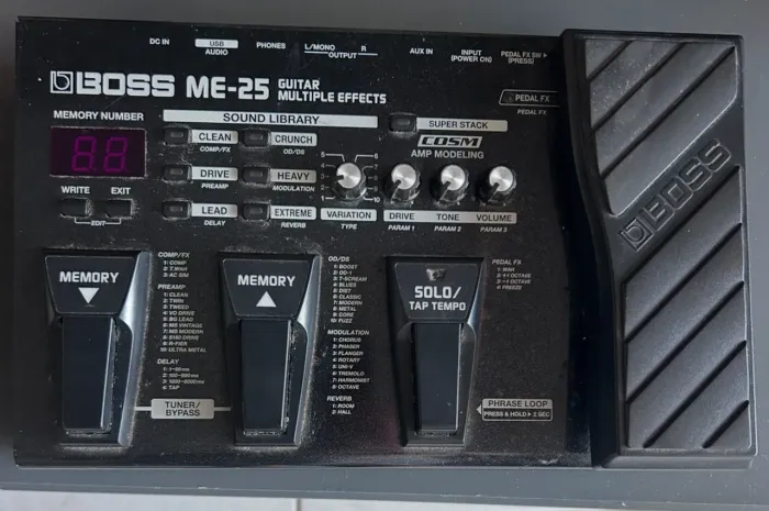 Boss ME-25 - Excelente Estado + Fonte Original Boss