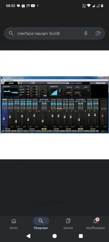 Vendo interface tascam US-16x08 16 canais 