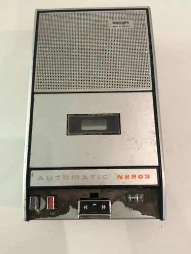 Gravador de fita cassette philips N2203 PEÇAS - SUCATA
