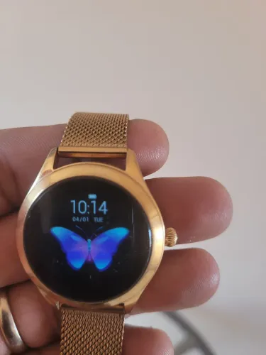 Vendo Relogio Smartwatch feminino Touch Screen Smart Bracelet Cat Dourado