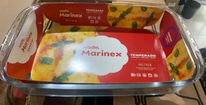 Vendo: Assadeira em vidro temperado 5,0l Marca: Nadir (Marinex) - nova