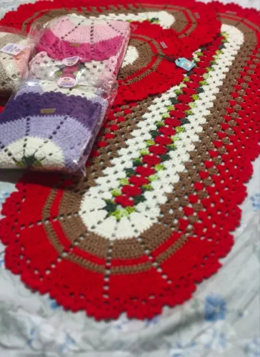 Kit 3 peças crochê