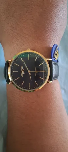 Relógio Masculino Atlantis Original a Prova D'água estilo Social.