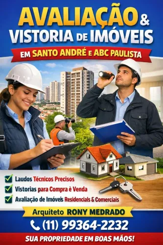 Projetos, Avaliações, Vistorias e Laudos.