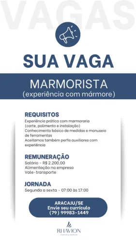 MARMORISTA - Experiência com mármore
