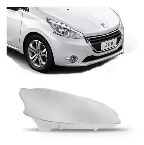 Lente Farol Peugeot 208 Direito 2012 2013 2014 2015 16 2017