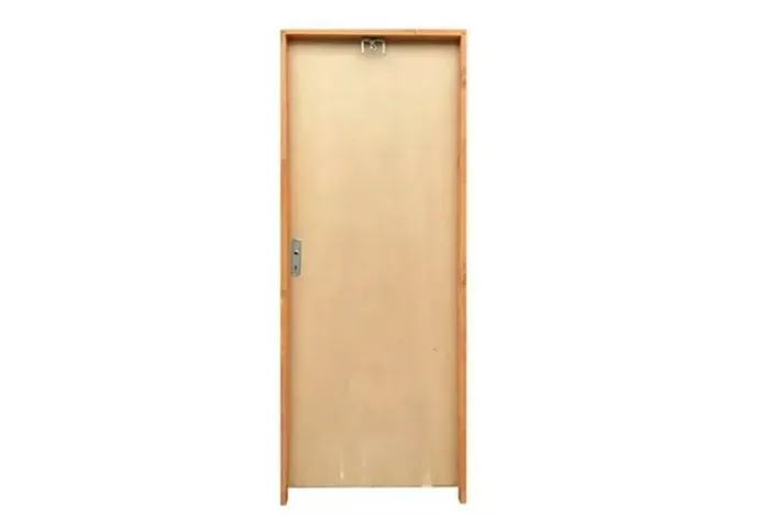 Porta interna 2.10x80 completa com batente e fechadura frete a/c