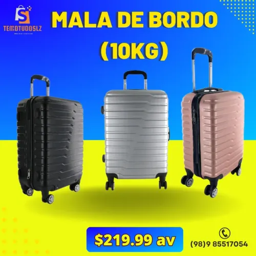 MALA DE BORDO 10 KILOS(LOJATEMDTUDOSLZ) ENTREGA IMEDIATA