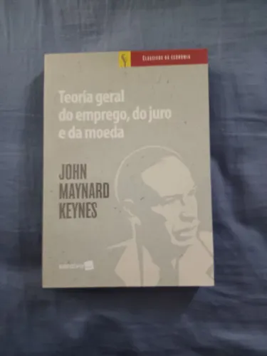 Livro Teoria geral do emprego, do juro e da moeda - capa comum 
