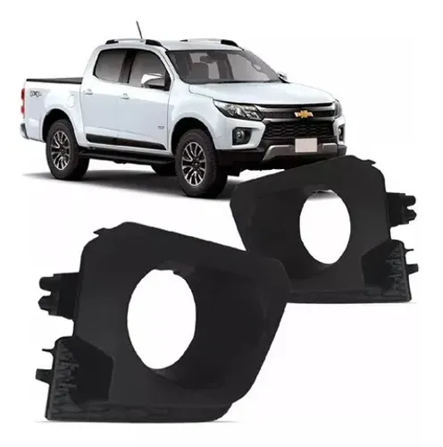Grade Moldura Aro Milha Com Furo S10 2021 2022 2023