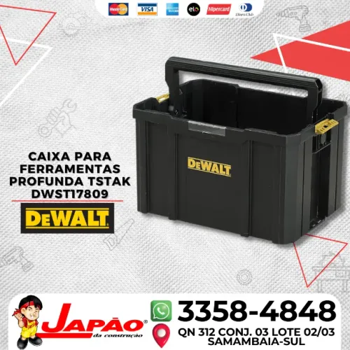 Caixa Para Ferramentas Profunda Tstak Dewalt Dwst17809 Oferta Por Tempo Limitado