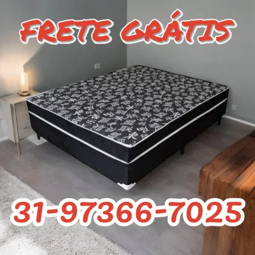 CAMA CASAL BOX NOVAS / MODELO 2409261001 / DIRETO DA FÁBRICA