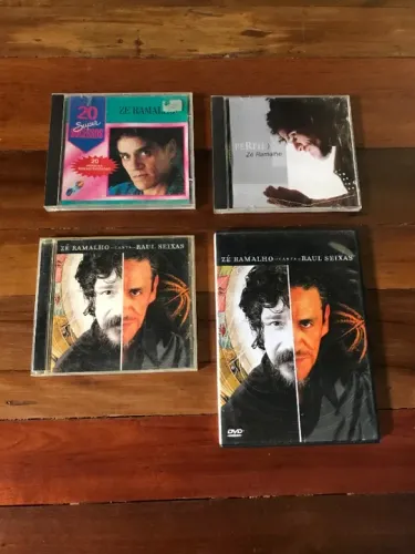 Zé Ramalho - Lote c/ 3 CDS + DVD