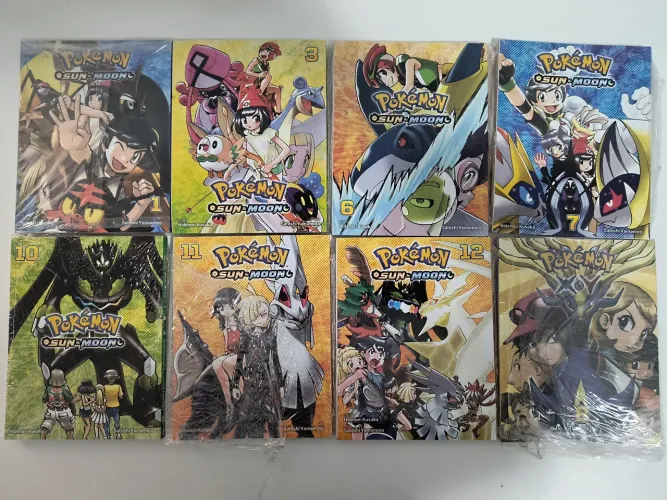 Pokémon Sun e Moon e X Y mangá em inglês