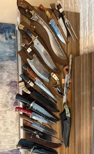 Facas artesanais - coleção