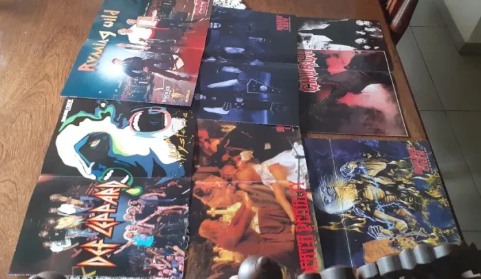 Roadie Crew coleção posters rock heavy metal