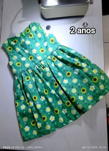 Vestido infantil 2 anos