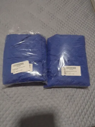Kit de 2 cobre leito solteiro com elastico e porta travesseiro