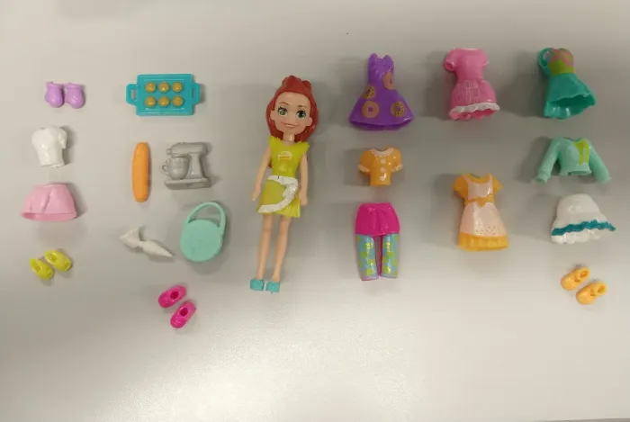 Boneca Polly Pocket - Lila Bakery (Padaria)