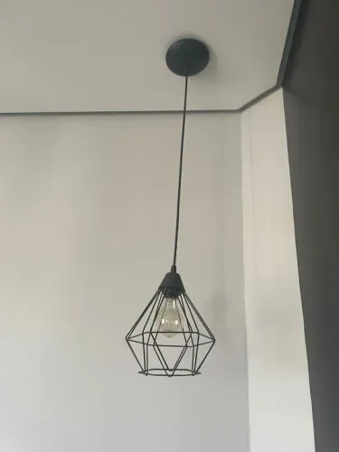 Lustre Aramado Diamante/pendente 