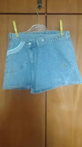 Minissaia Jeans Lilica Ripilica - Tamanho 12 Anos