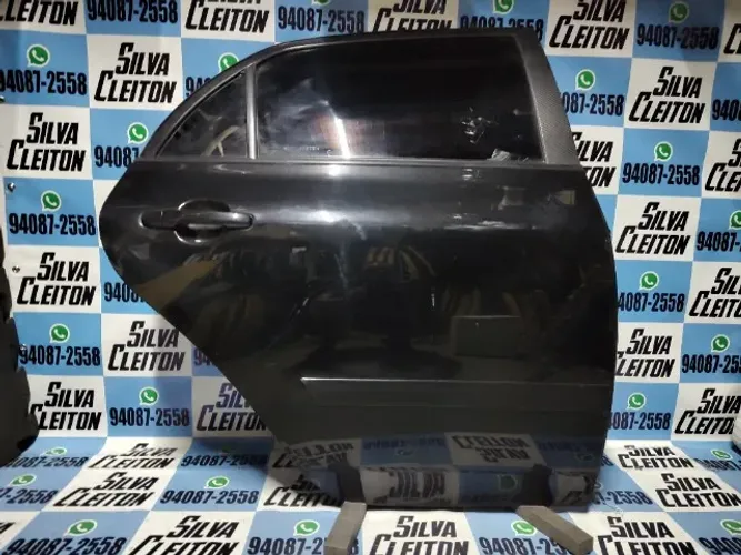 porta traseira direita corolla 2009 ate 2014 completa acessorios de brinde