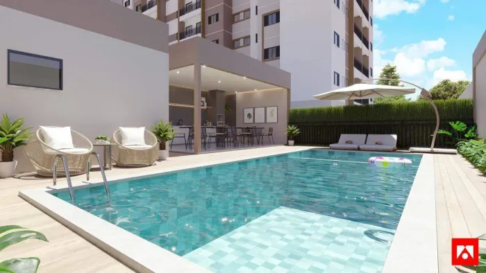 Apartamento à venda no Residencial Itapuã em Santa Bárbara d'Oeste com 2 quartos (1 suíte)