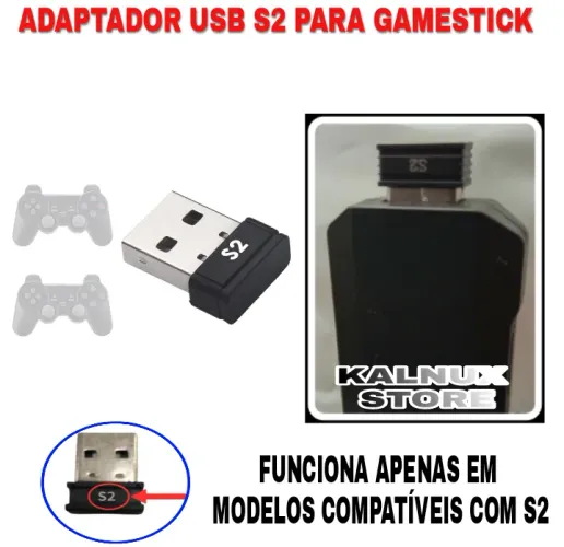 Receptor S2 Adaptador USB para Gamestick  G10, G11 Pro, X2, X2+