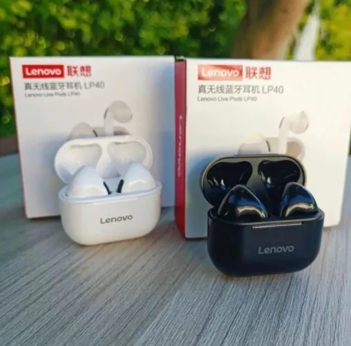 Fone de ouvido Bluetooth Original Lenovo LP40