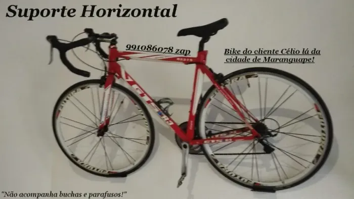 Kit Suporte Horizontal Para Bicicletas