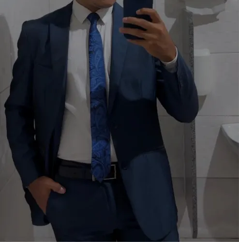Terno Azul Slim Nº 46 - Estado de Novo 