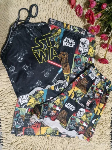 Pijama - Kit Casal Star Wars - Tamanho Único.