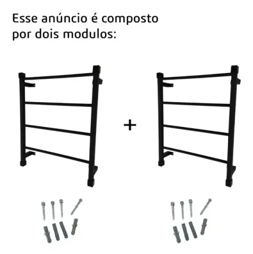 Espaldar 2 metros equipamento de alongamento e fisioterapia
