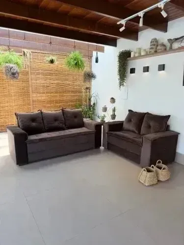 LIquidação do Jogo de sofá Barcelona 3x2 Lugares Novo